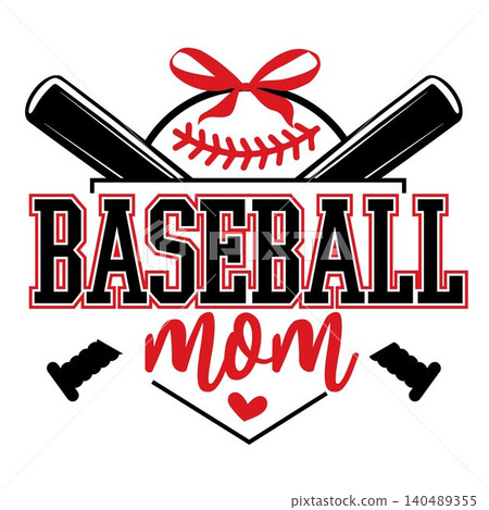 Baseball Mom SVG. Retro Sports Mom Design for T-Shirt. Baseball Mom SVG. Retro Sports Mom Design for T-Shirt. 140489355