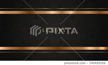 Abstract black and gold lines luxury background Abstract black and gold lines luxury background 140489388