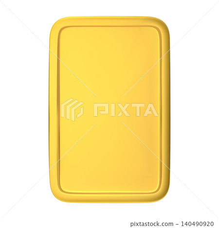 Realistic 3D golden bar plate shape vector icon, ingot of gold, bullion, banking business, currency investment, treasury Realistic 3D golden bar plate shape vector icon, ingot of gold, bullion, banking business, currency investment, treasury 140490920