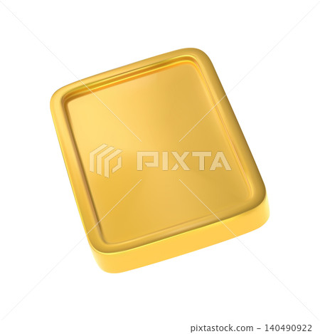 3D golden bar plate vector realistic illustration, ingot, gold bullion, banking business, currency investment, treasury 3D golden bar plate vector realistic illustration, ingot, gold bullion, banking business, currency investment, treasury 140490922