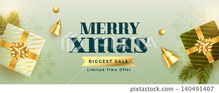 big merry christmas sale background with xmas ornaments big merry christmas sale background with xmas ornaments 140491407