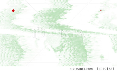 Camera viewfinder recording interface overlay with green digital noise and glitch effect on transparent background, concept of retro vfx technology Camera viewfinder recording interface overlay with green digital noise and glitch effect on transparent background, concept of retro vfx technology 140491781
