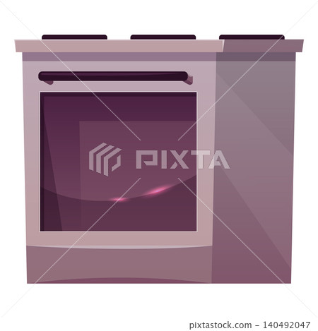 Kitchen gas or electric stove flat icon, vector cartoon household or restaurant equipment, stainless cooking appliance Kitchen gas or electric stove flat icon, vector cartoon household or restaurant equipment, stainless cooking appliance 140492047