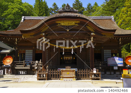Takeda Shrine, enveloped in a sacred atmosphere 140492466