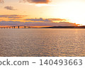 [Okinawa Prefecture] Irabu Bridge at dusk (Miyako Island) 140493663