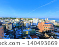 [Okinawa Prefecture] The streets of Miyakojima City under a clear blue sky 140493669
