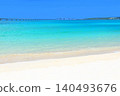 [Okinawa Prefecture] Sunset Beach and Irabu Bridge on a clear day (Miyako Island) 140493676