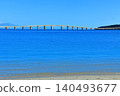 [Okinawa Prefecture] Yonaha Maehama Beach and Kurima Bridge on a clear day (Miyako Island) 140493677