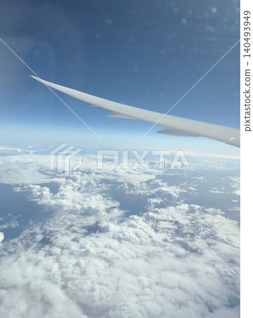 Sky seen from an airplane Sky seen from an airplane 140493949