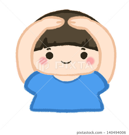 Boy (making an OK sign) Boy (making an OK sign) 140494006