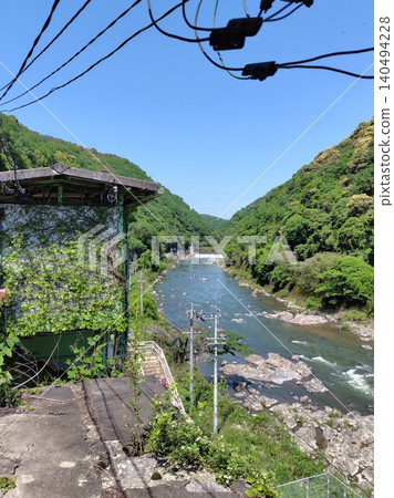 從山頂眺望莊內川 從山頂眺望莊內川 140494228