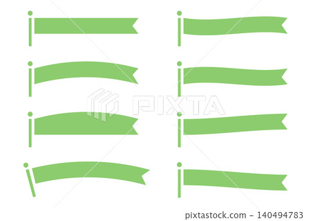 Simple flag set with text space Simple flag set with text space 140494783