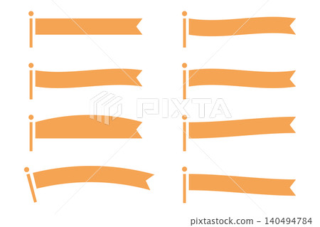Simple flag set with text space Simple flag set with text space 140494784
