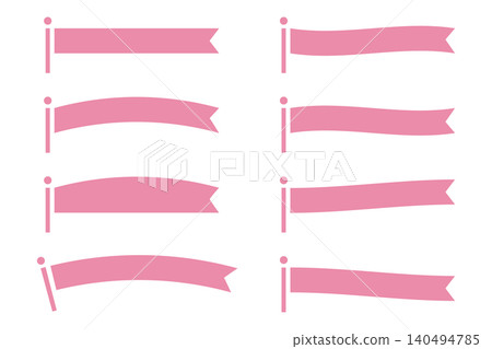 Simple flag set with text space Simple flag set with text space 140494785