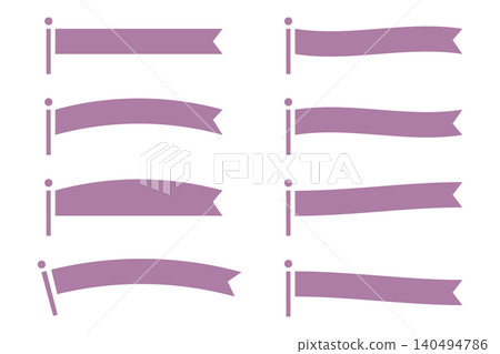 Simple flag set with text space 140494786