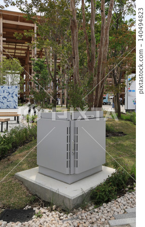 Network repeater at the EXPO2025 Osaka Kansai Expo site Network repeater at the EXPO2025 Osaka Kansai Expo site 140494823