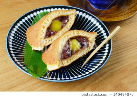 Chestnut Dorayaki 140494873
