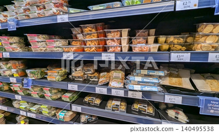 英國便利商店的熟食區 140495538