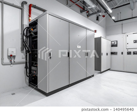 Sustainable home: Eco-friendly energy storage in sleek design, Sustainable home: Eco-friendly energy storage in sleek design, 140495640