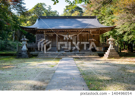 Hoki Province's Third Shrine, Shizuri Shrine, Worship Hall, Shizu, Kurayoshi City, Tottori Prefecture Hoki Province's Third Shrine, Shizuri Shrine, Worship Hall, Shizu, Kurayoshi City, Tottori Prefecture 140496054