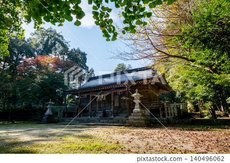 Hoki Province's Third Shrine, Shizuri Shrine, Worship Hall, Shizu, Kurayoshi City, Tottori Prefecture 140496062