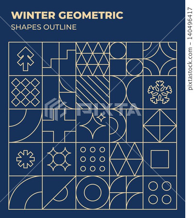winter background snow outline 140496417