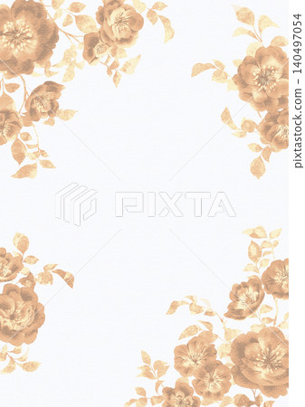 Background material of roses drawn in muted colors Background material of roses drawn in muted colors 140497054