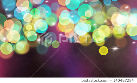 A fantastical background material with shimmering, colorful bokeh. 140497294