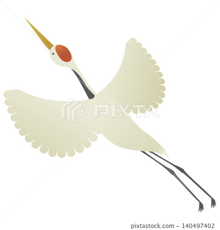 Japanese-style crane 140497402