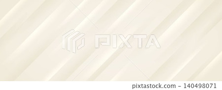 Light beige diagonal lines background. Oblique gradient stripe texture. Cream smooth wallpaper for banner, presentation, flyer, poster, brochure, magazine. Vector sleek line tech backdrop template Light beige diagonal lines background. Oblique gradient stripe texture. Cream smooth wallpaper for banner, presentation, flyer, poster, brochure, magazine. Vector sleek line tech backdrop template 140498071