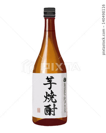 Sweet potato shochu (720ml bottle) in a brown bottle Sweet potato shochu (720ml bottle) in a brown bottle 140498116