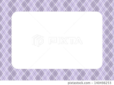Argyle knit frame, lavender, rounded corners, autumn/winter. Argyle knit frame, lavender, rounded corners, autumn/winter. 140498253