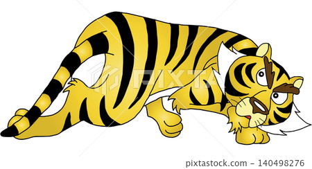 Hand-drawn animal illustration ☆ Tiger Hand-drawn animal illustration ☆ Tiger 140498276