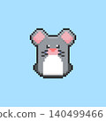 Pixel art Mouse Character game asset design 140499466
