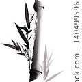 A fresh illustration of bamboo leaves, heralding the flavor of spring. A fresh illustration of bamboo leaves, heralding the flavor of spring. 140499596