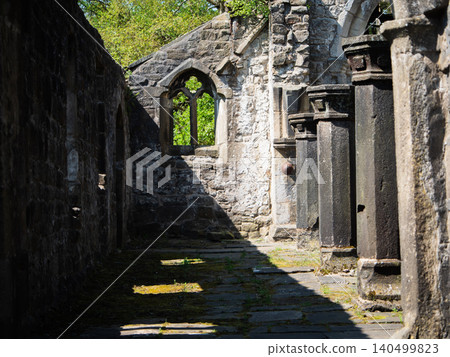 Saint Thomas a Becket Abbey Church ruins in Yorkshire Saint Thomas a Becket Abbey Church ruins in Yorkshire 140499823