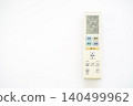 Air conditioner remote control with a white background 140499962