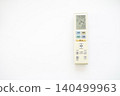 Air conditioner remote control with a white background 140499963