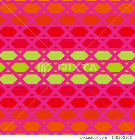 Geometric pattern, gradation, orange, pink Geometric pattern, gradation, orange, pink 140500108
