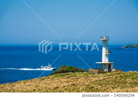 Suginohara Pasture and Hizen Tateishizaki Lighthouse [Kabeshima, Karatsu City, Saga Prefecture] 140500294