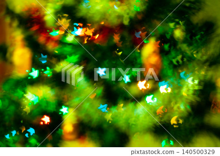 Blured sparks of light on cristmas tree, spruce lights on background Blured sparks of light on cristmas tree, spruce lights on background 140500329