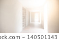 Abstract blurred hotel corridor background. Blur hallway in minimal style building 140501143