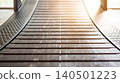 Running deck of treadmill, a popular indoor exercise machine for cardio workout in fitness gym 140501223