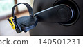 Foot pedal with adjustable strap on stationary bike or indoor cycling machine 140501231