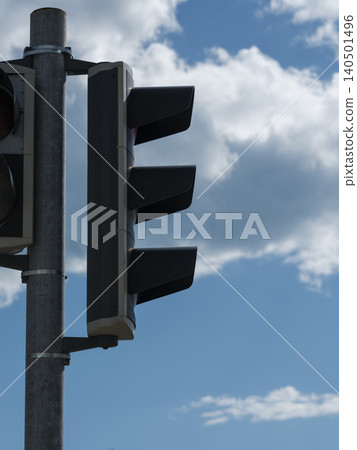 traffic light on the street 140501496