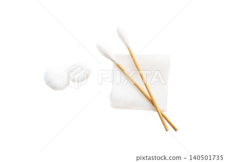 cotton with bandage first aid for health care clean close wound  140501735