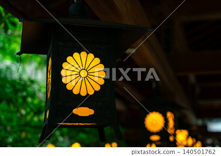 [埼玉縣] 川越冰川神社的燈籠 140501762