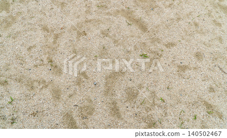 Fine ground texture of beige sand. 140502467