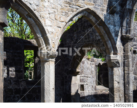 Saint Thomas a Becket Abbey Church ruins in Yorkshire Saint Thomas a Becket Abbey Church ruins in Yorkshire 140502991