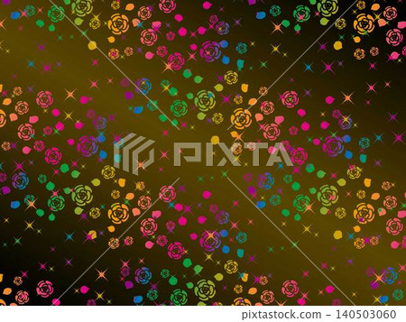 Rose, pattern, 22 rainbow polar B Rose, pattern, 22 rainbow polar B 140503060